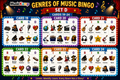 10624 : Genres of Music Bingo | Music Listening Activity