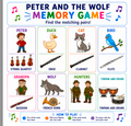 10624 : Peter and the Wolf Memory Game |Music Matching Game