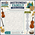10624 : No-Prep Music Sub Plans Bundle | Word Searches, Crosswords & Memory Games