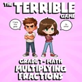 Multiplying Fractions THE TERRIBLE GAME - No Prep Grade 7 Math Review Activity