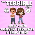 Convert Percents & Fractions THE TERRIBLE GAME - No Prep Grade 7 Math Review