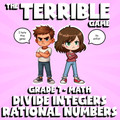 Divide Integers Rational Numbers THE TERRIBLE GAME - No Prep Grade 7 Math Review