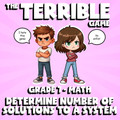 Determine Number of Solutions to a System THE TERRIBLE GAME - Grade 7 Math
