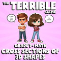 Cross Sections of 3D Shapes THE TERRIBLE GAME - No Prep Grade 7 Math Review