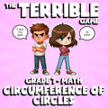 Circumference of Circles THE TERRIBLE GAME - No Prep Grade 7 Math Review