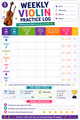 10624 : Music Practice Tracker for Kids - Complete Orchestra Set