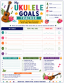 10624 : Ukulele Practice Tracker for Kids - Printable Practice Log, Goal Sheet