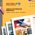 Acrylic Watercolor Foundations | Middle & High School | ART TASK 3