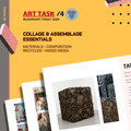 Collage Assemblage Experimentations | Middle & High School | ART TASK 4