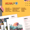 Collage Assemblage Experimentations | Middle & High School | ART TASK 4