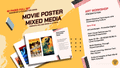 Movie Poster Mixed Media Art Workshop | Middle & High School | Media