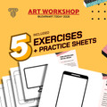 Web Design Composition Art Workshop | Middle & High School | UI Layout