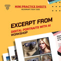 AI Digital Portraits Worksheets | Middle & High School | Prompts 3 Exercises