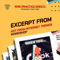Internet Trends Worksheets | Middle & High School | Mood Boards 3 Exercises
