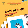 Mobile App Icon Worksheets | Middle & High School | UI 3 Exercises