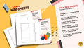 Movie Poster Mixed Media Worksheets | Middle & High School | 3 Exercises