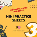 Web Design Composition Worksheets | Middle & High School | 3 Exercises