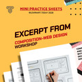 Web Design Composition Worksheets | Middle & High School | 3 Exercises