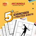 Drawing & Observation Bundle | Middle & High School Art | ART TASK 1 + Sports WS