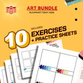 Narrative Art Bundle | Middle & High School | Storyboard + Cover Book Workshops