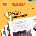 Perspective Art Bundle | Middle & High School | ART TASK 6 + P W Video Games WS