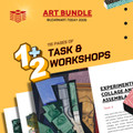 Collage MAX Art Bundle | Middle & High School | ART TASK 4 + 2 Workshops