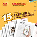 Digital & AI Art Bundle | Middle & High School | 3 Workshops | AI+AR+SocialMedia