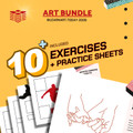 Drawing & Observation MAX Art Bundle | Middle High School | TASK 1 + 2 Workshops