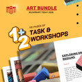 Dry Mediums MAX Art Bundle | Middle & High School | ART TASK 2 + 2 Workshops