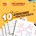 Dry Mediums MAX Art Bundle | Middle & High School | ART TASK 2 + 2 Workshops