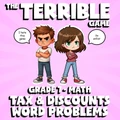 Tax & Discounts Word Problems THE TERRIBLE GAME - No Prep Grade 7 Math Review