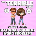 Rational Numbers Word Problems THE TERRIBLE GAME - No Prep Grade 7 Math Review