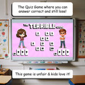 Financial Decisions Word Problems THE TERRIBLE GAME - Grade 7 Math Review