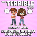 Compound Interest Word Problems THE TERRIBLE GAME - No Prep Grade 7 Math Review