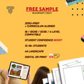 FREE | Visual Art Practice Sheets | Middle & High School | Starter 10 Pages
