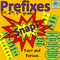 Prefix/Affix Snap! Game for 2 players. 128 cards, 32 prefixes and 32 meanings