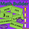 Math Builder Bundle: 9 PowerPoint Presentations to Build and Embed Skills in a wide range of Math Topics