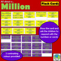 All About a Million - Posters, Flashcards and Classroom Display Support