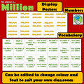 All About a Million - Bundle (Flash cards, Posters, Number Search, Loop Game, Snap Card Game)