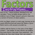 Fidget Spinner Factors 1- 50 - Learn Factors of Numbers in different way!