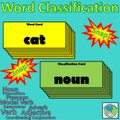 Word Classification - Snap! Game - 9 Word Classes included (Print, Cut and Play)