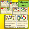Probability - Game: Vocabulary, Fraction, decimal and percentage outcomes