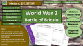 World War 2: Battle of Britain (STEM) History and DT Project, lesson plans, resources and web links