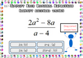 Simplifying Rational Expressions: Boom Cards - 20 problems