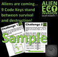 Alien Eco Invasion - Escape Room (Science and Math)