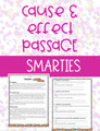 Smarties Nonfiction Reading Passage, Cause and Effect