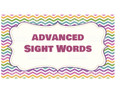 Advanced Sight Words
