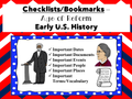Checklists/Bookmarks-Age of Reform