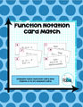 Function Notation Card Match