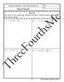 Transformations of Cosecant and Secant Scaffolded Notes with Classwork